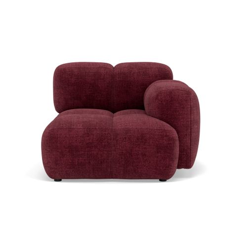 Grace - Module D'assise Droit En Velours Texturé