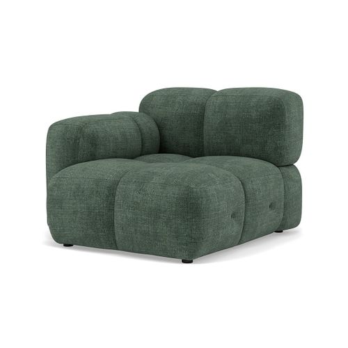 Grace - Module D'assise Gauche En Velours Texturé