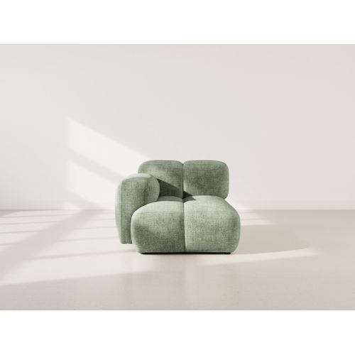 Grace - Module D'assise Gauche En Velours Texturé