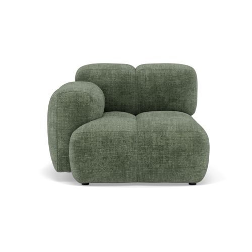 Grace - Module D'assise Gauche En Velours Texturé