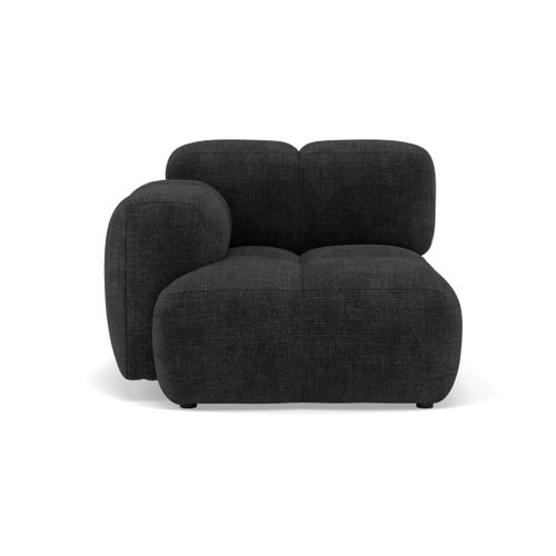 Grace - Module D'assise Gauche En Velours Texturé