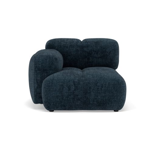 Grace - Module D'assise Gauche En Velours Texturé