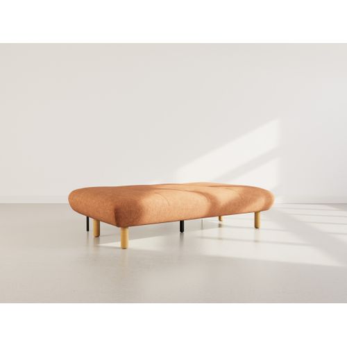 Soan - Banquette 2 Places Convertible Clic-clac En Velours Texturé