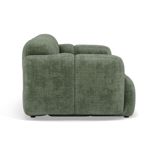 Grace - Canapé Modulable 2 Places En Velours Texturé