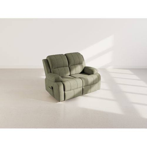 Armand - Canapé 2 Places Relax Électrique En Velours Côtelé