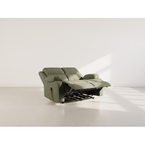 Armand - Canapé 2 Places Relax Électrique En Velours Côtelé