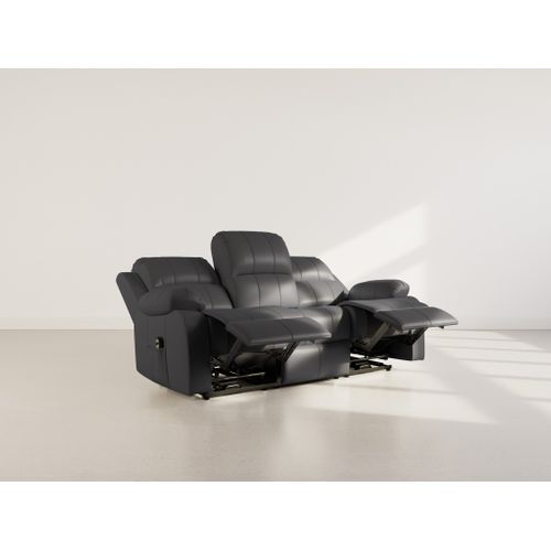 Armand - Canapé 3 Places Relax Électrique En Simili