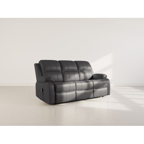 Armand - Canapé 3 Places Relax Électrique En Simili
