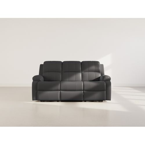 Armand - Canapé 3 Places Relax Électrique En Simili