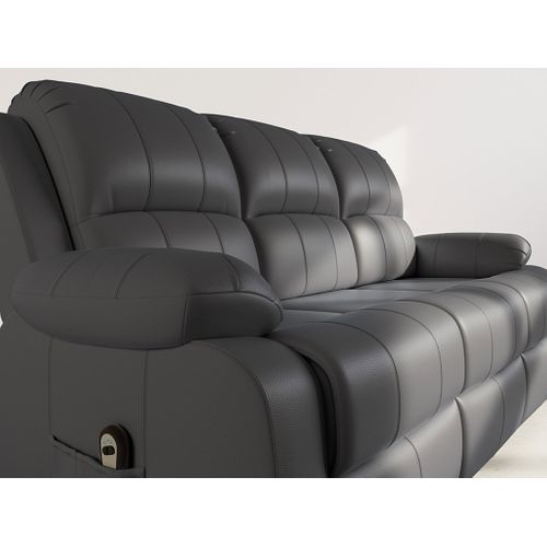 Armand - Canapé 3 Places Relax Électrique En Simili