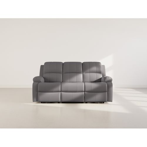 Armand - Canapé 3 Places Relax Électrique En Simili