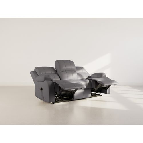 Armand - Canapé 3 Places Relax Électrique En Simili