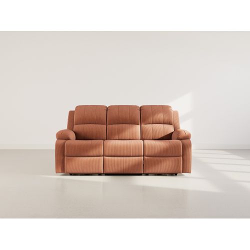 Armand - Canapé 3 Places Relax Électrique En Velours Côtelé