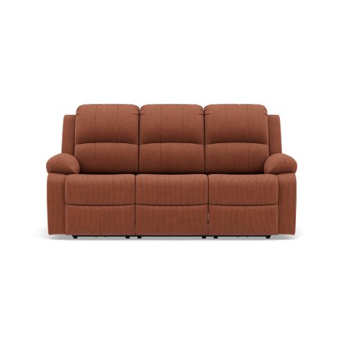 Armand - Canapé 3 Places Relax Électrique En Velours Côtelé