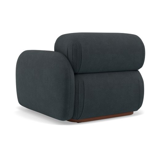 Penelope - Module D'assise Droit En Velours Texturé