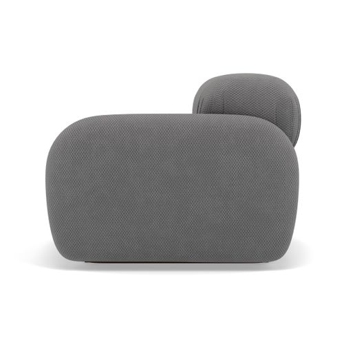 Penelope - Module D'assise Droit En Velours Texturé