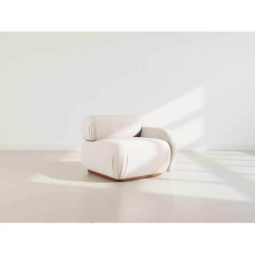 Penelope - Module D'assise Droit En Velours Texturé