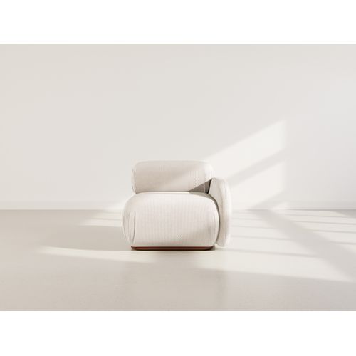 Penelope - Module D'assise Droit En Velours Texturé