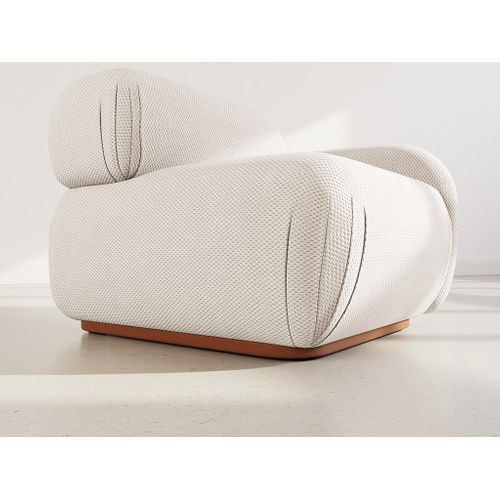 Penelope - Module D'assise Droit En Velours Texturé