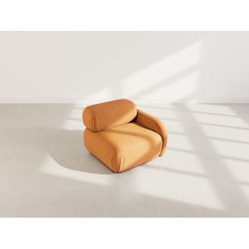 Penelope - Module D'assise Droit En Velours Texturé