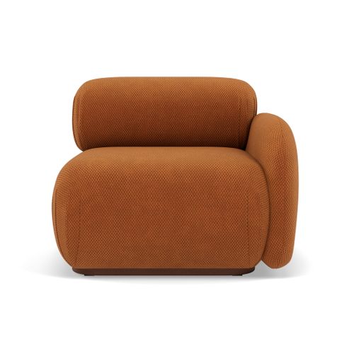 Penelope - Module D'assise Droit En Velours Texturé