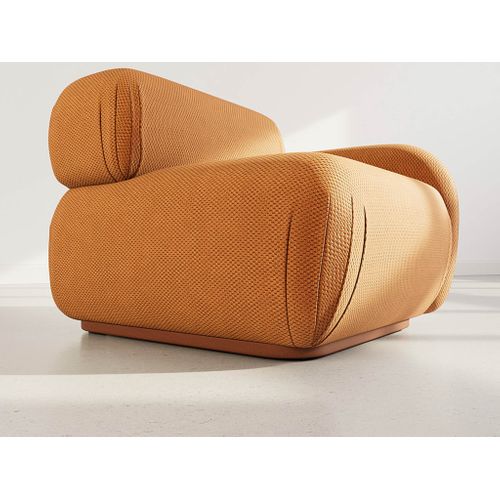 Penelope - Module D'assise Droit En Velours Texturé