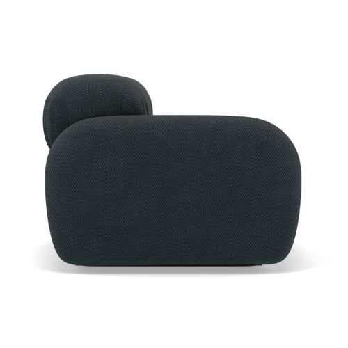 Penelope - Module D'assise Gauche En Velours Texturé