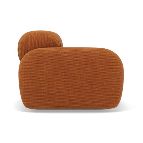 Penelope - Module D'assise Gauche En Velours Texturé