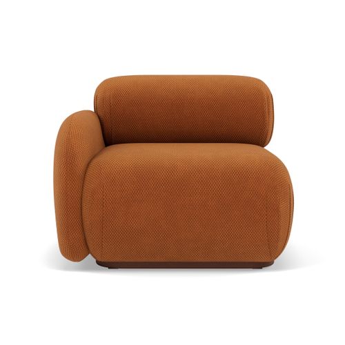 Penelope - Module D'assise Gauche En Velours Texturé