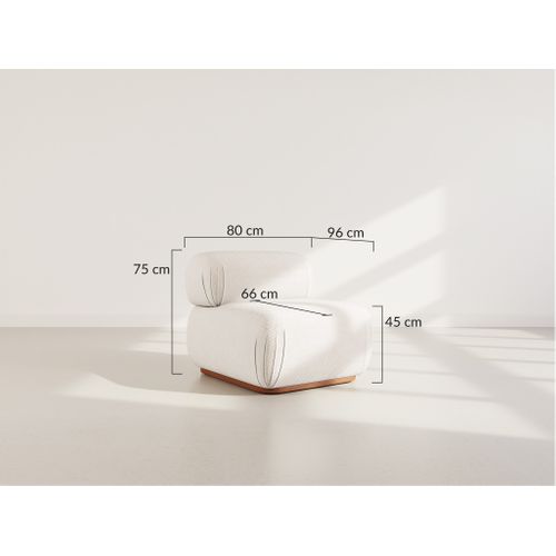 Penelope - Module D'assise En Velours Texturé