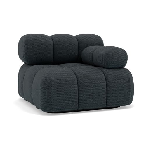 Ruby - Module D'assise Droit En Velours Texturé