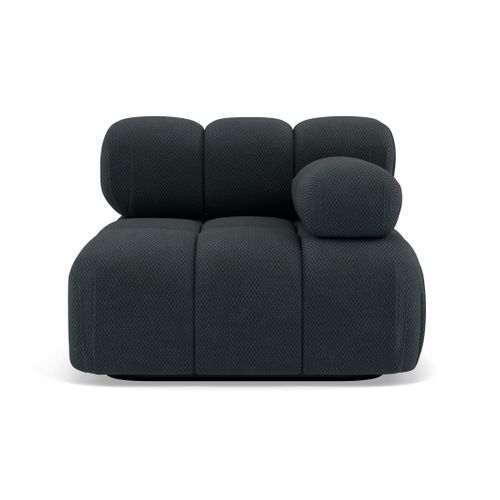 Ruby - Module D'assise Droit En Velours Texturé