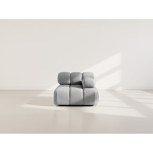 Ruby - Module D'assise Droit En Velours Texturé