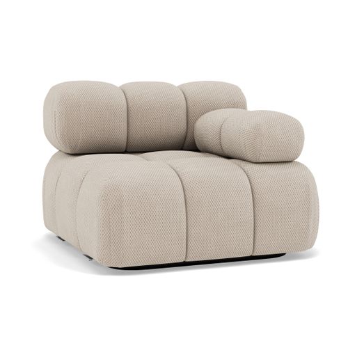 Ruby - Module D'assise Droit En Velours Texturé