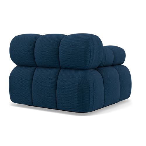 Ruby - Module D'assise Gauche En Velours Texturé