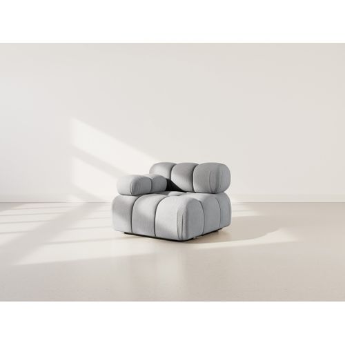 Ruby - Module D'assise Gauche En Velours Texturé