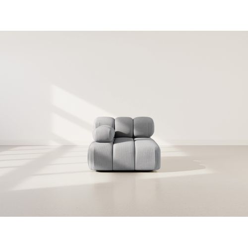 Ruby - Module D'assise Gauche En Velours Texturé