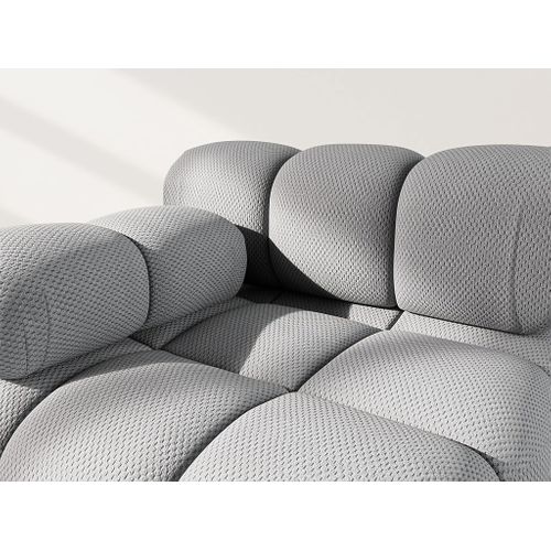 Ruby - Module D'assise Gauche En Velours Texturé