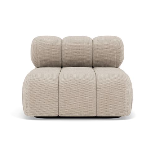 Ruby - Module D'assise En Velours Texturé