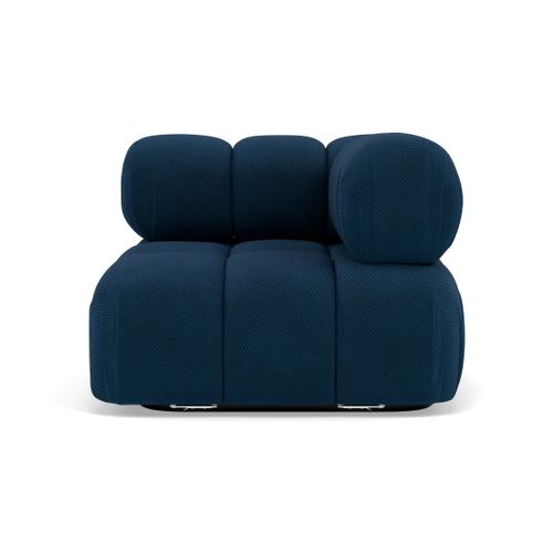 Ruby - Module D'assise D'angle Droit En Velours Texturé