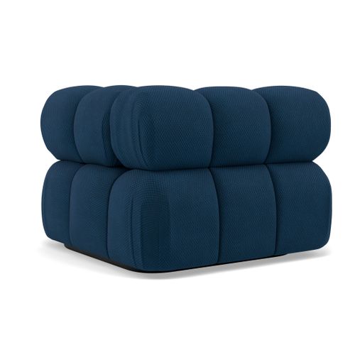 Ruby - Module D'assise D'angle Droit En Velours Texturé