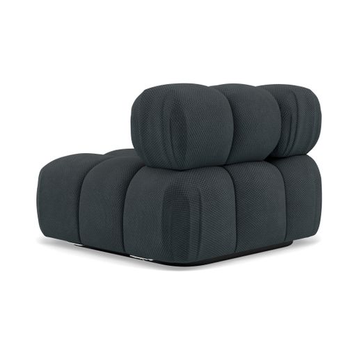 Ruby - Module D'assise D'angle Droit En Velours Texturé