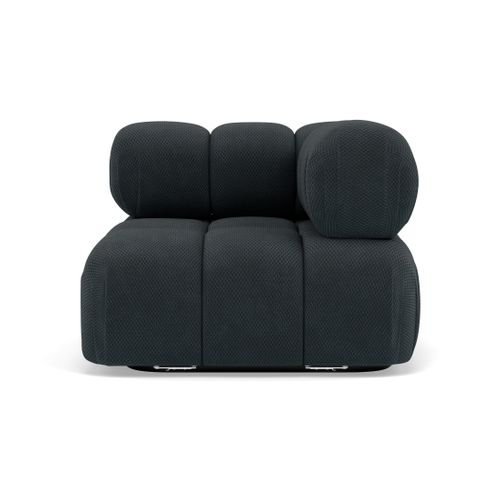 Ruby - Module D'assise D'angle Droit En Velours Texturé