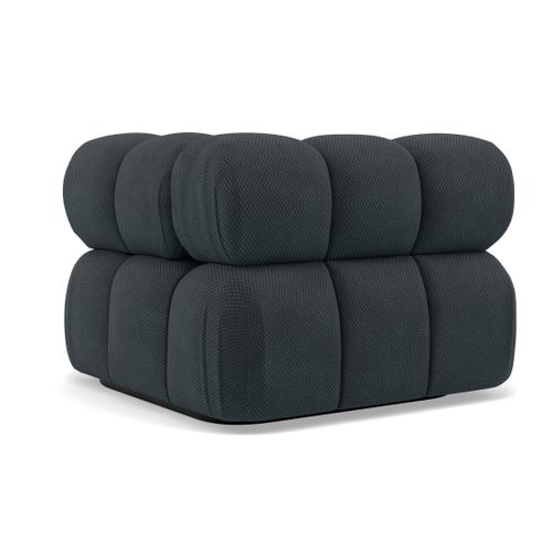 Ruby - Module D'assise D'angle Droit En Velours Texturé