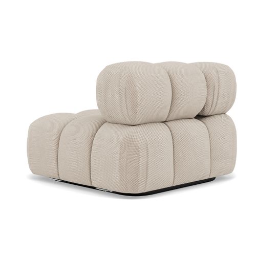 Ruby - Module D'assise D'angle Droit En Velours Texturé