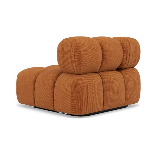 Ruby - Module D'assise D'angle Droit En Velours Texturé