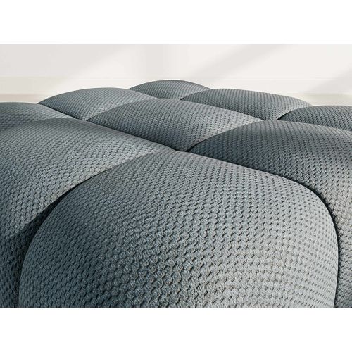 Ruby - Pouf En Velours Texturé Noir