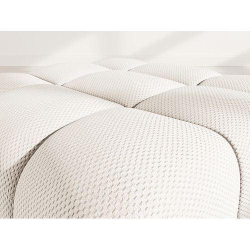 Ruby - Pouf En Velours Texturé Beige