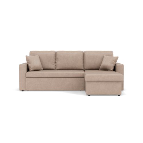 Cyrus - Canapé D'angle Réversible 4 Places - Convertible Avec Coffre - En Simili