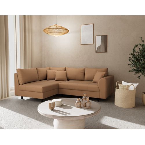 Rune - Canapé D'angle Gauche 4 Places En Simili